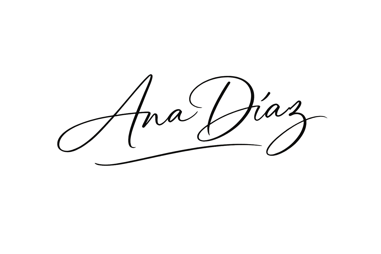 Firma de Ana Díaz